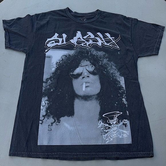 Band Tees × Vintage NEW SLASH VINTAGE WASHED GRAPHIC T-SHIRT SZ M Size US M / EU 48-50 / 2 - 5 Thumbnail