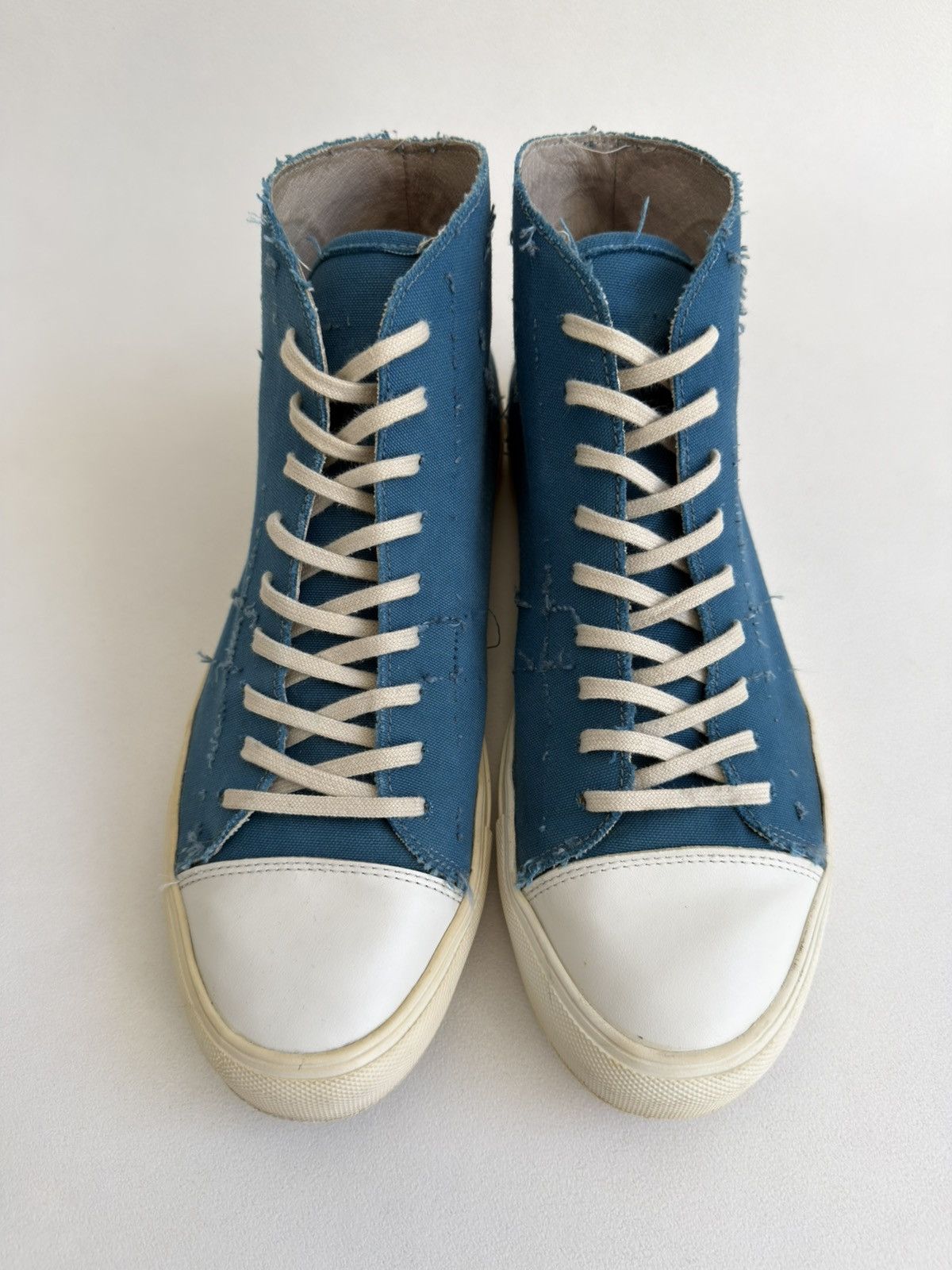 Maison Margiela S/S 08 ‘Deconstructed’ Canvas Sneakers Size US 10 / EU 43 - 8 Thumbnail