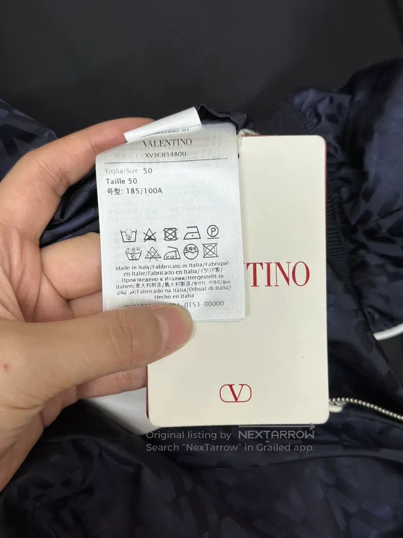 Valentino Valentino Blue casual hooded jacket Size L / US 10 / IT 46 - 9 Thumbnail