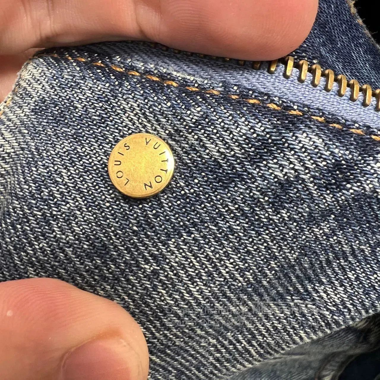 Louis Vuitton louis vuitton embossed logo denim jacket. Size US L / EU 52-54 / 3 - 6 Thumbnail