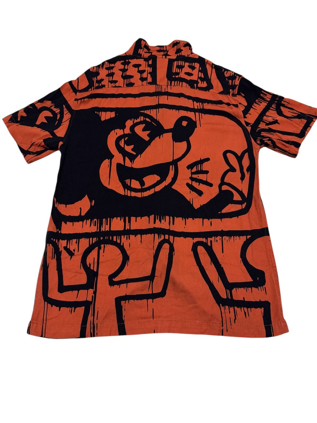 Keith Haring × Mickey Mouse RARE! Rayon Hawaii Shirt Keith Haring x Mickey Mouse Size US S / EU 44-46 / 1 - 2 Thumbnail
