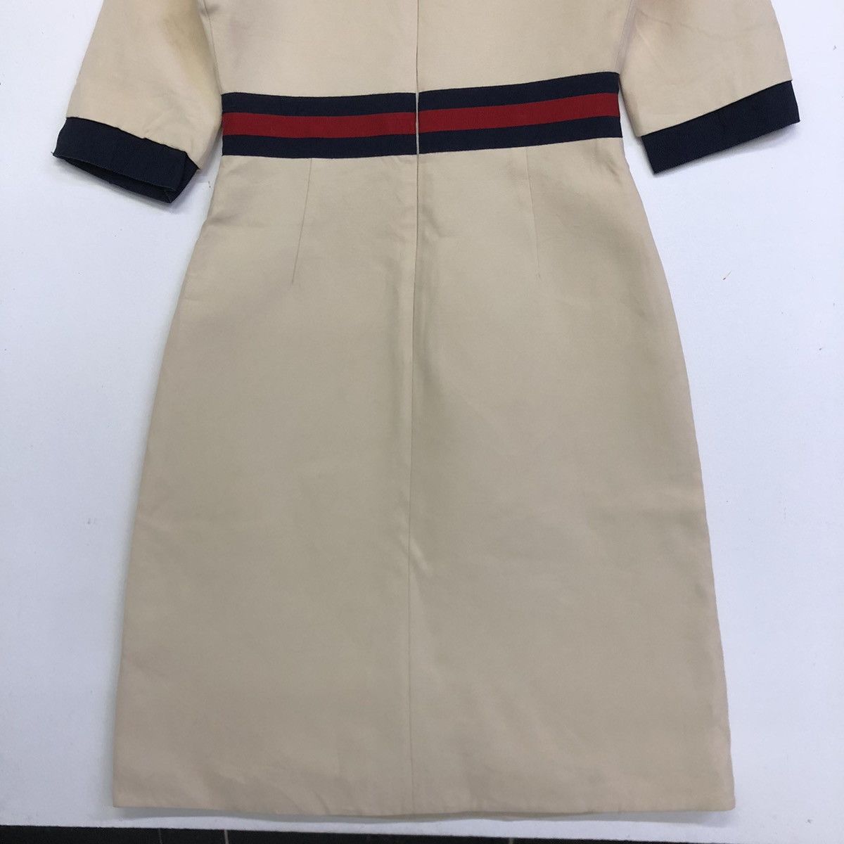 Gucci Gucci Grosgrain-Trimmed Midi Dress Size M / US 6-8 / IT 42-44 - 14 Thumbnail