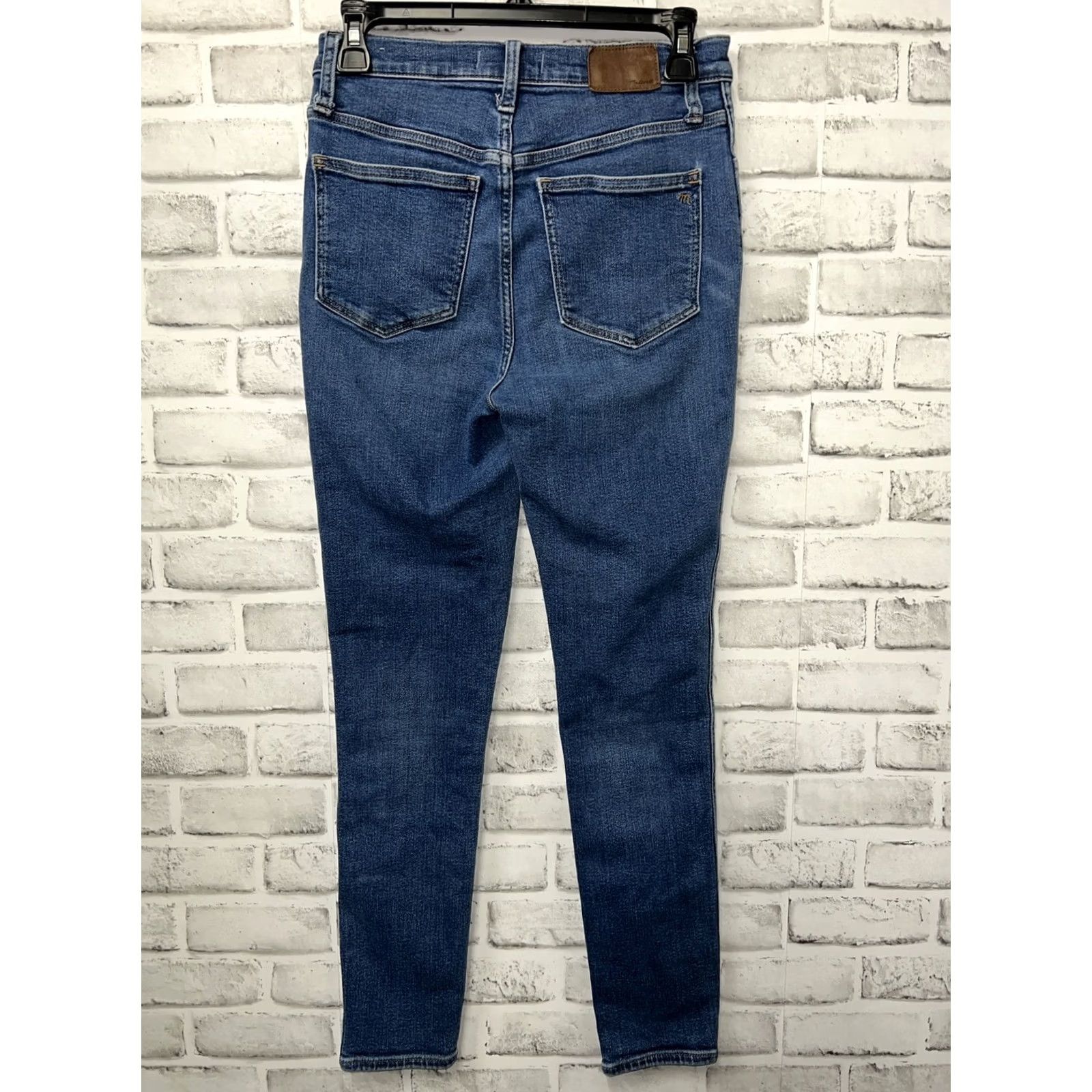 Madewell VINTAGE Madewell 10” High Rise Skinny Blue Jeans Womens Size 26 Inseam 27” Size 26" / US 2 / IT 38 - 4 Thumbnail