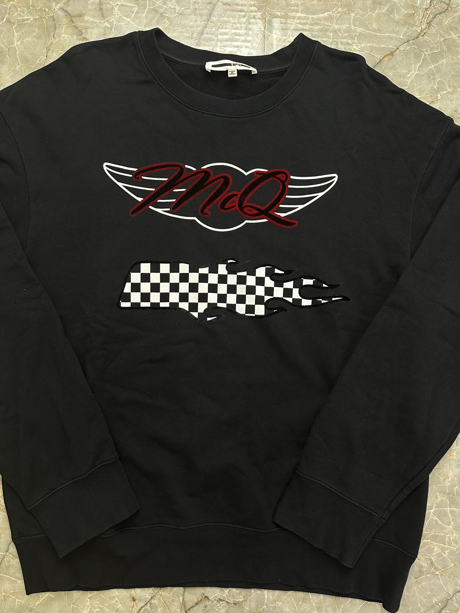 Alexander McQueen Racing Logo Sweatshirt Size US XL / EU 56 / 4 - 2 Thumbnail