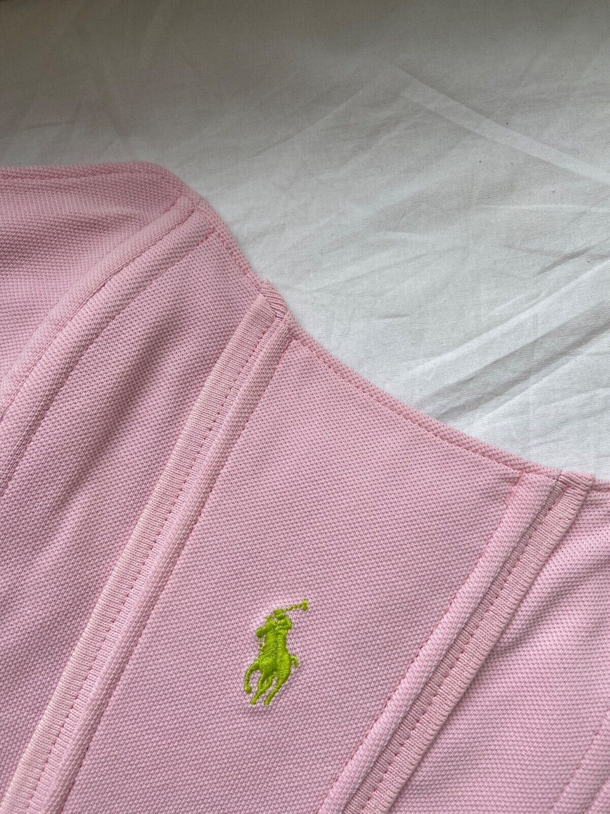 Handmade Handmade Polo Ralph Lauren Pink Women's Tank Crop Top Corset Size S / US 4 / IT 40 - 8 Thumbnail