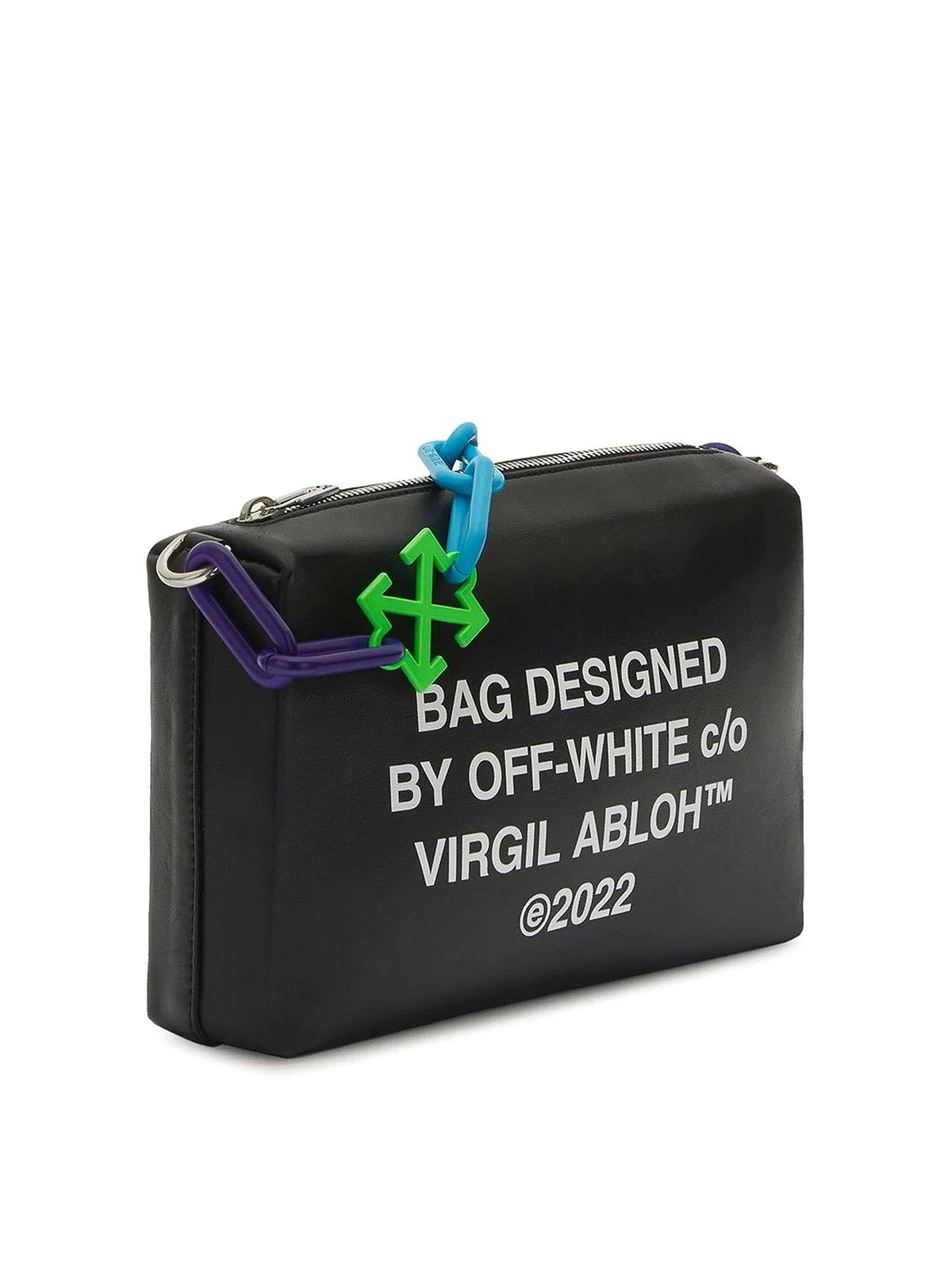Off-White o1gr1nt0125 Size: OS / Block Pouch Quote in Black Size ONE SIZE - 2 Thumbnail