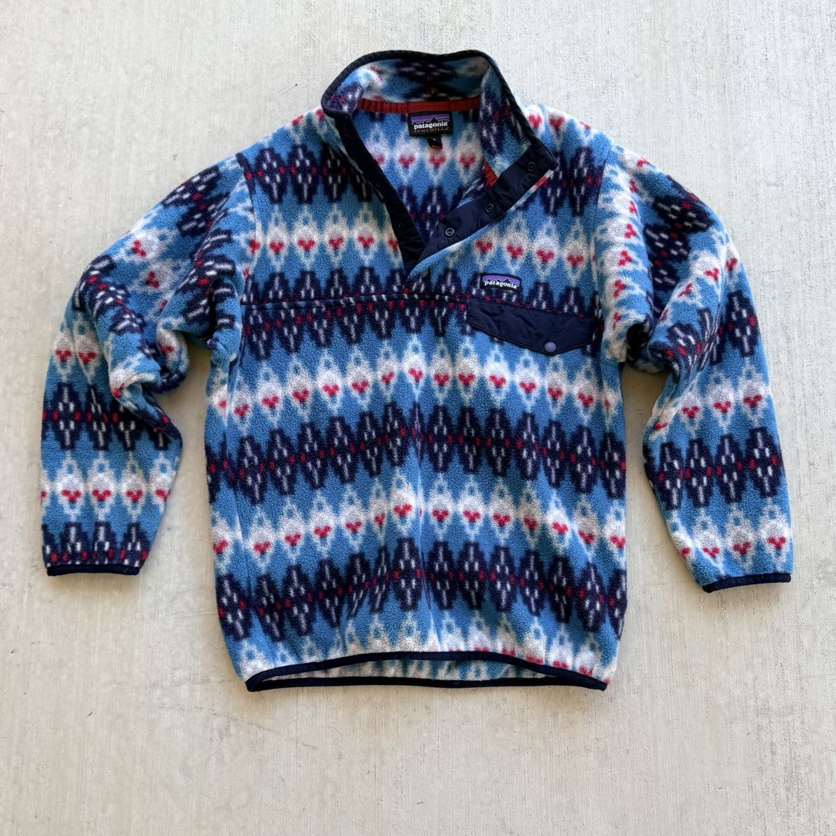 Patagonia Patagonia Synchilla Forest Carpet Snap-T Fleece XS Y2K Aztec Size US XS / EU 42 / 0 - 1 Thumbnail