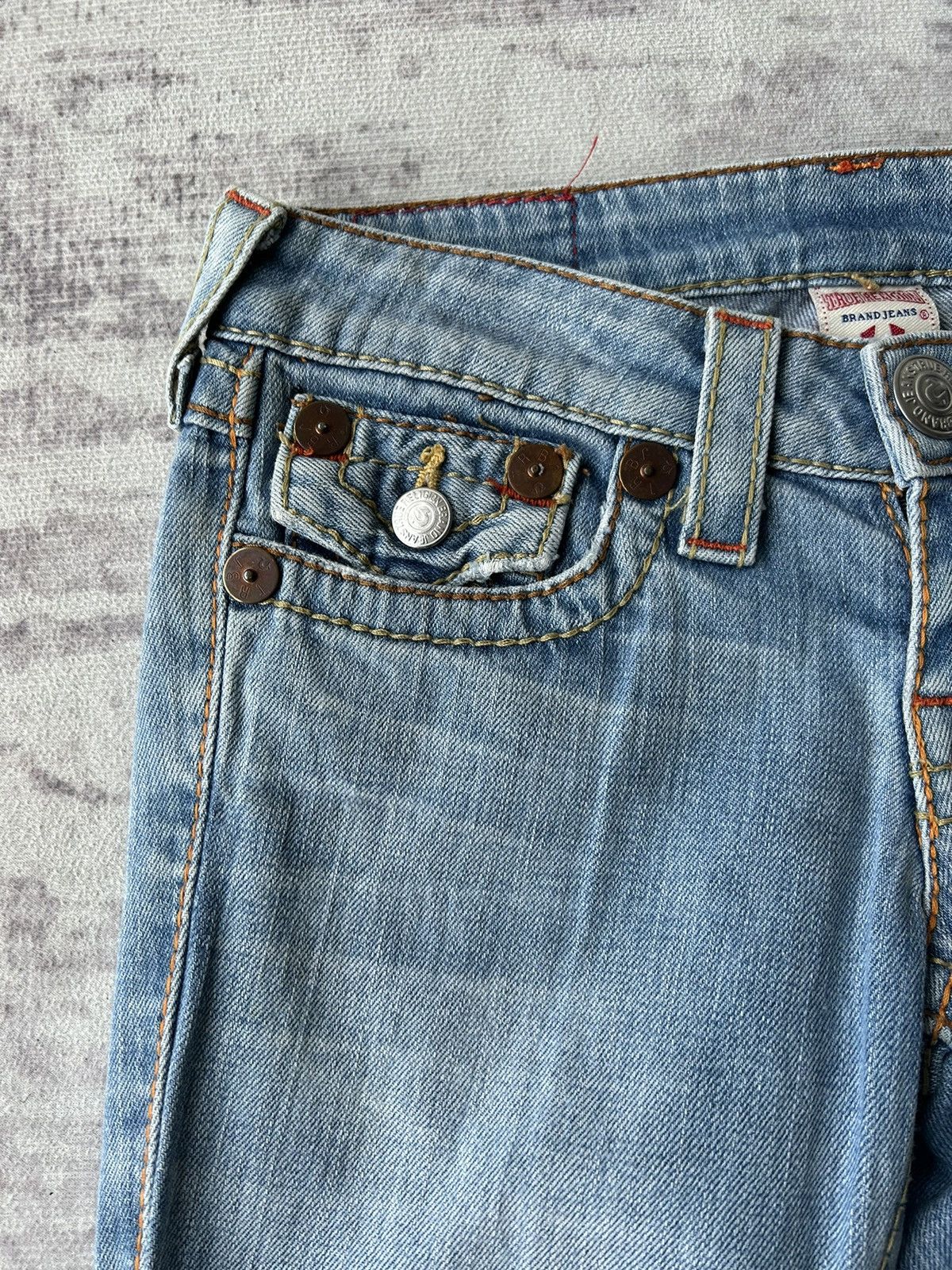 True Religion Flared True Religion Embroidery Jeans Size 27" / US 4 / IT 40 - 11 Thumbnail