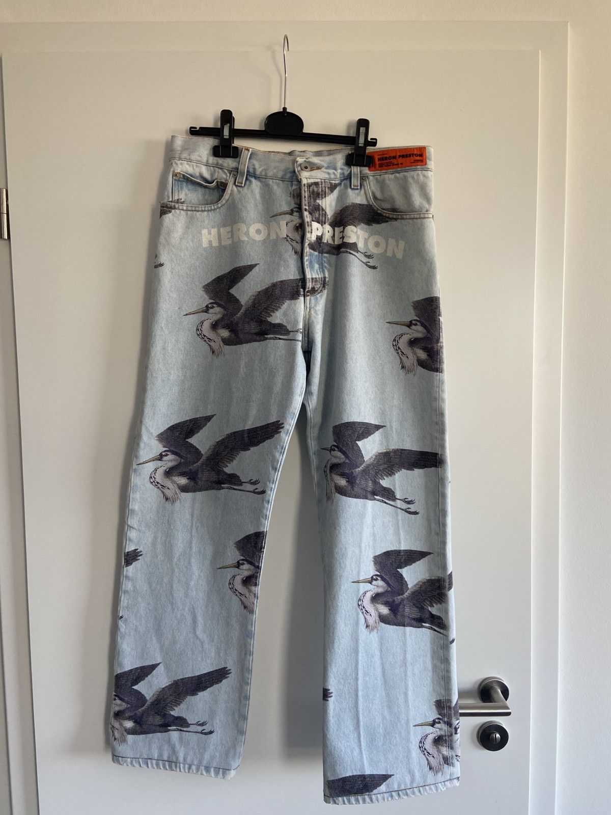 Heron Preston bird Denim