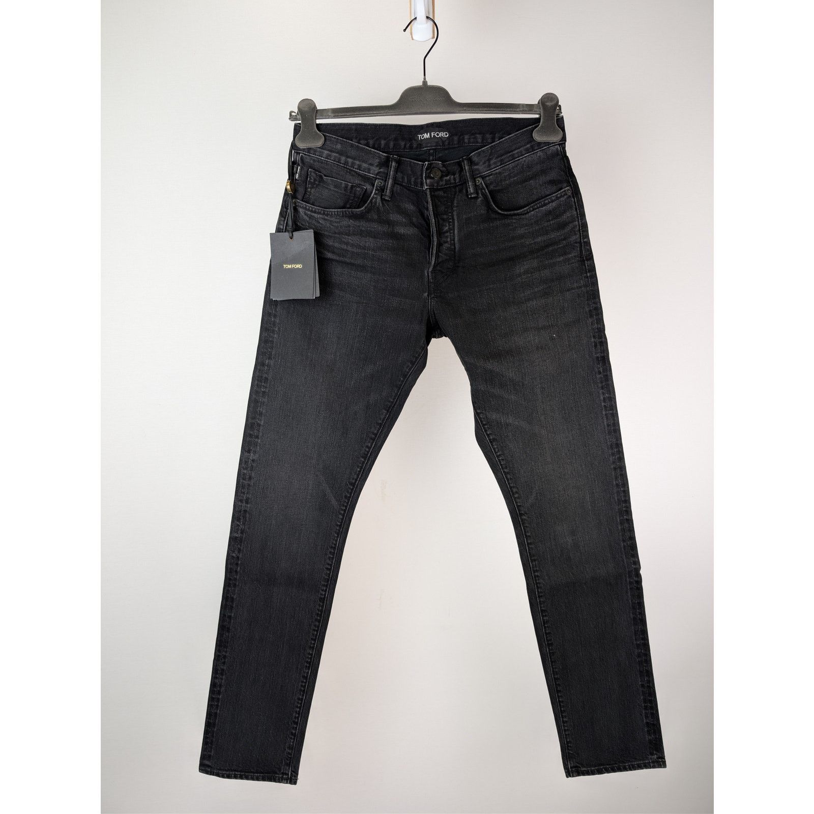 Tom Ford o1rshd1 Slim-Fit Denim Jeans in Black Size US 29 - 2 Thumbnail