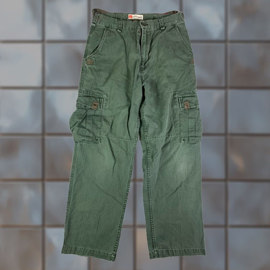 Mossimo VINTAGE Mossimo Cargo Pant Men 32x29 Green Adjustable Waist Cotton Y2K Size US 32 / EU 48 - 1 Thumbnail