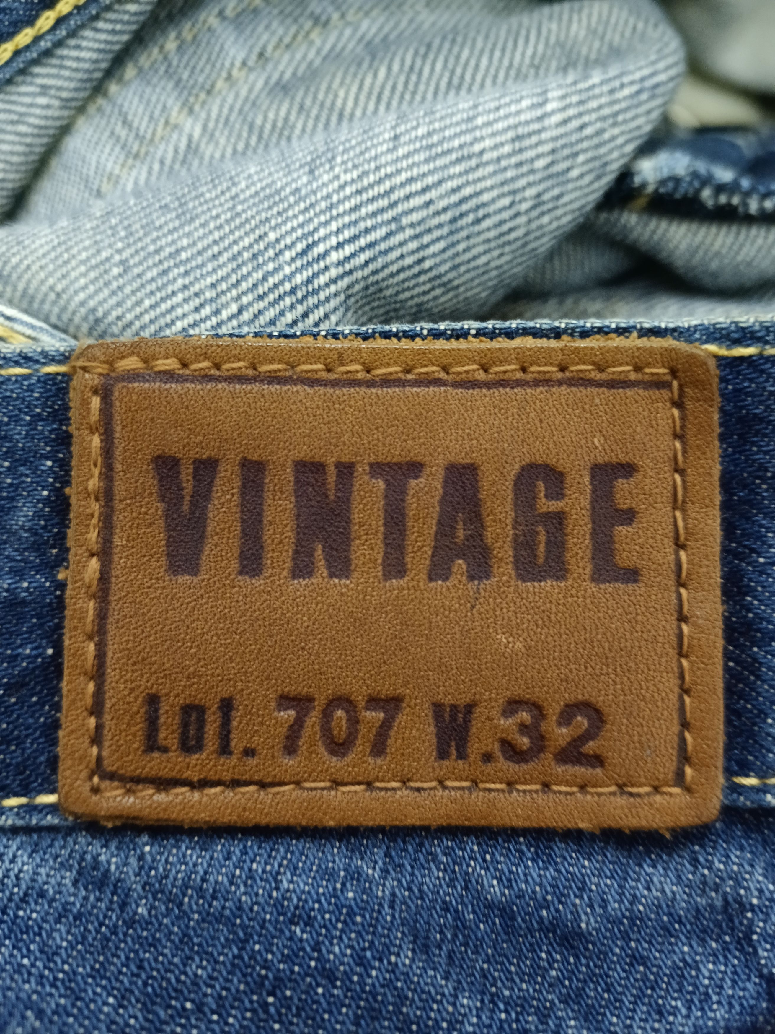 Vintage DISTRESSED 90s VINTAGE BONMARLEN SELVEDGE DENIM PANTS Size US 31 - 10 Thumbnail