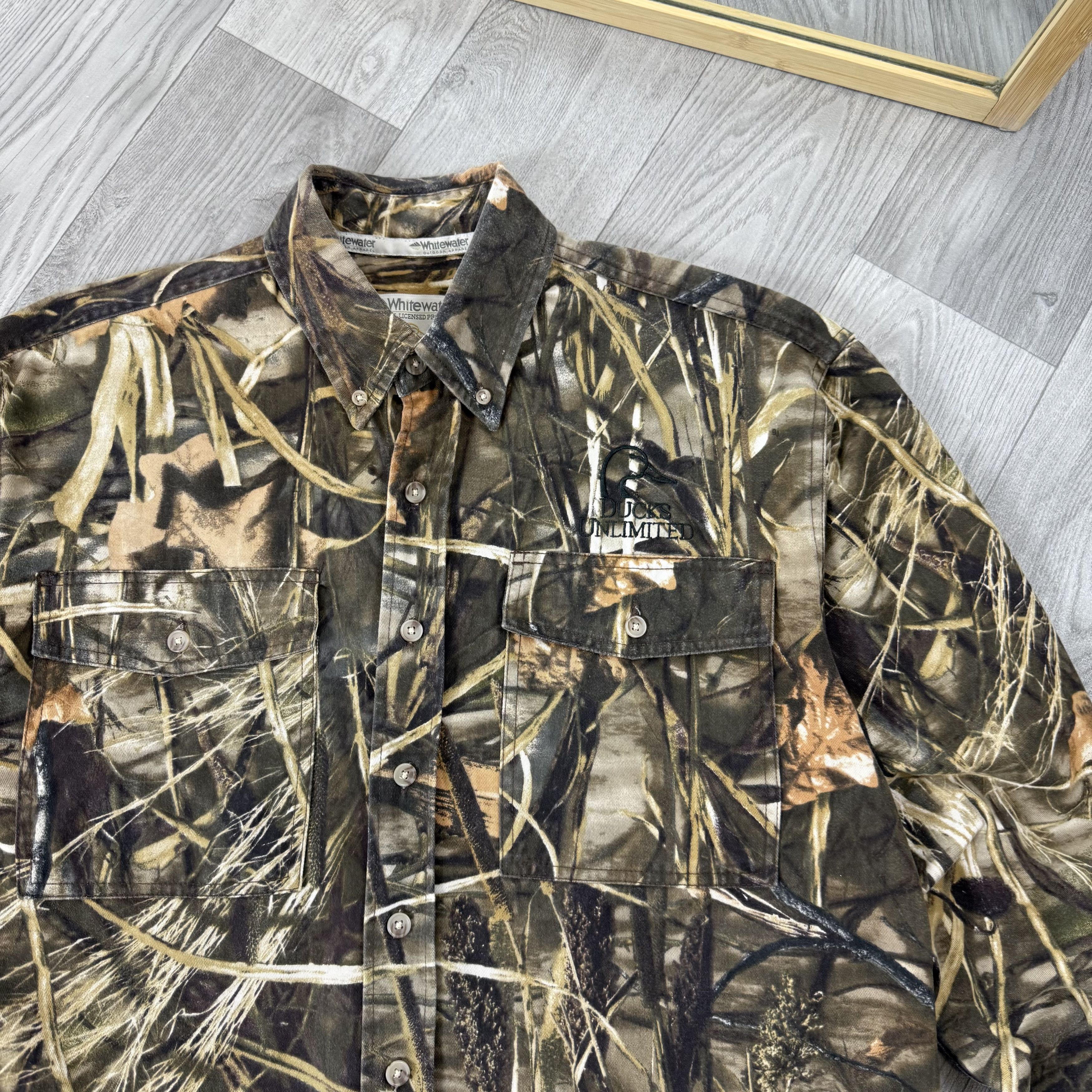 Vintage Vintage Ducks Unlimited Real Tree Button Up Overshirt Jacket Size US M / EU 48-50 / 2 - 6 Thumbnail