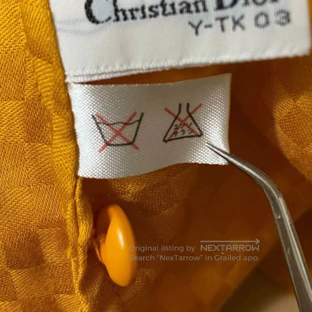 Dior dior silk checkered shirt set. Size US M / EU 48-50 / 2 - 8 Thumbnail