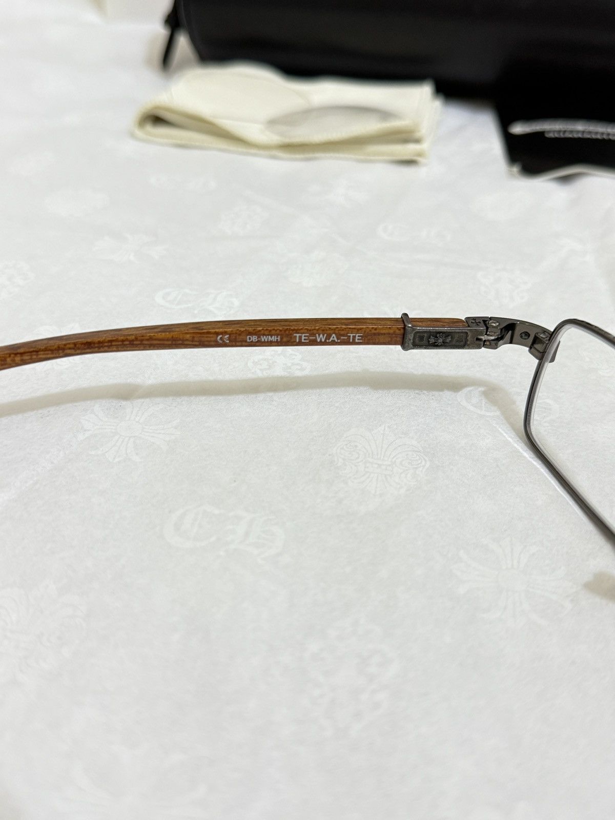 Chrome Hearts Chrome Hearts Glasses Wood “ Te-Wa-Te “ Size ONE SIZE - 6 Thumbnail