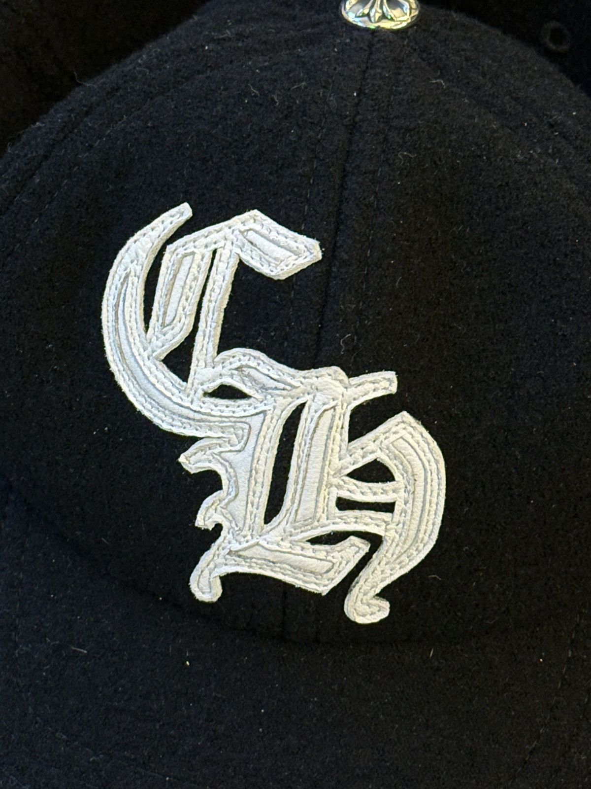 Chrome Hearts CHROME HEARTS WOOL BASEBALL HAT OS Size ONE SIZE - 2 Thumbnail