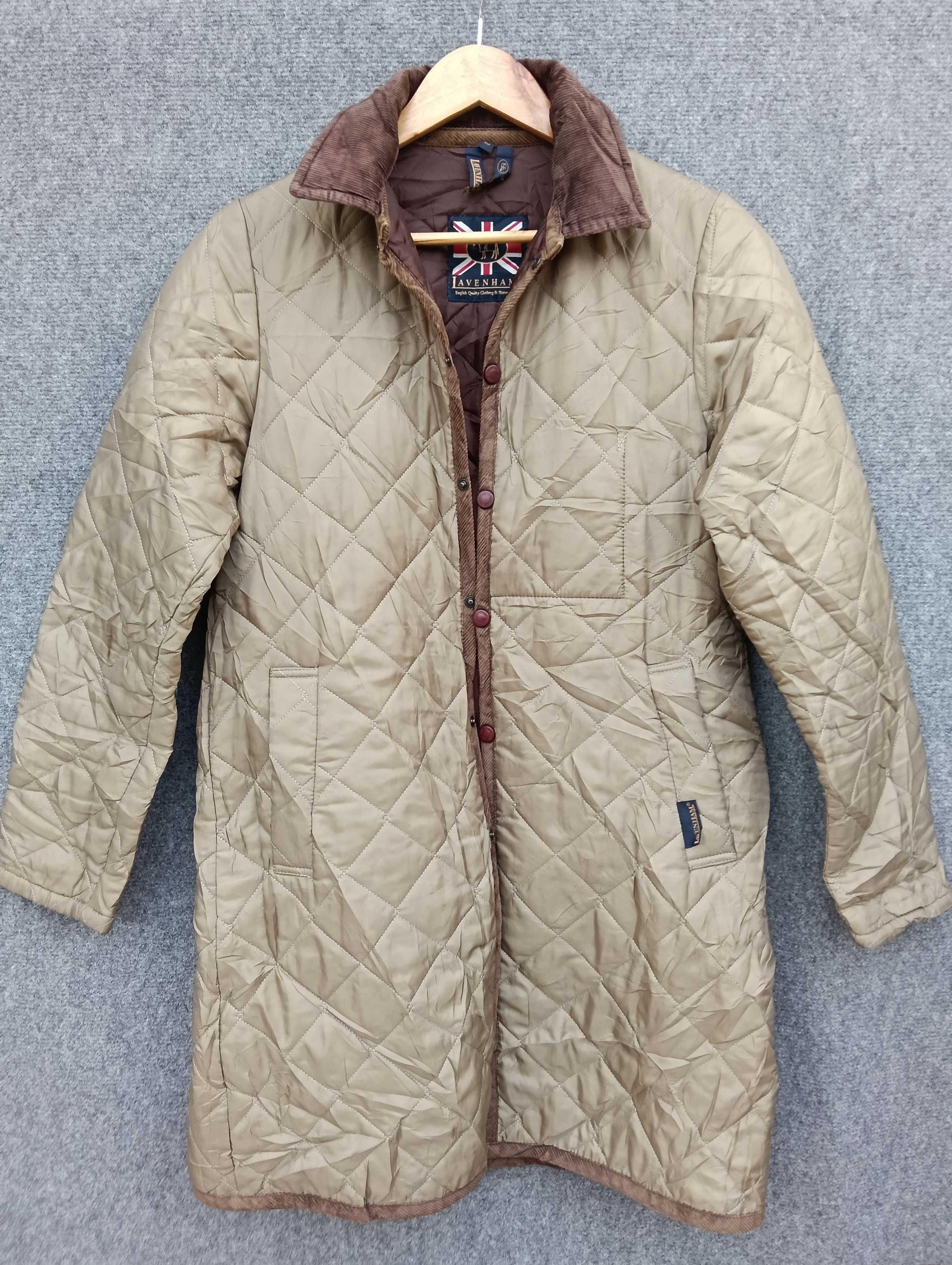 Vintage LAVENHAM England Coat Quilted