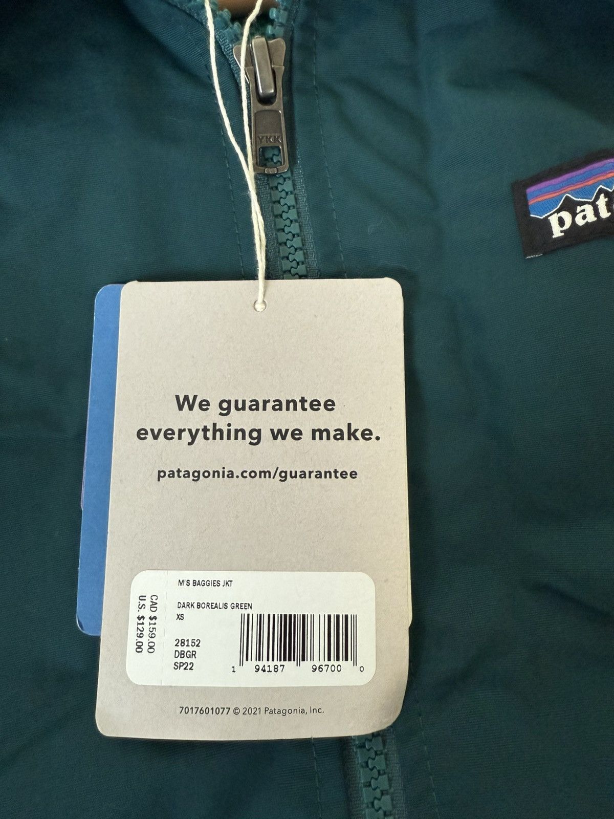 Patagonia Baggies Jacket - NEW with Tags Size US XS / EU 42 / 0 - 7 Thumbnail