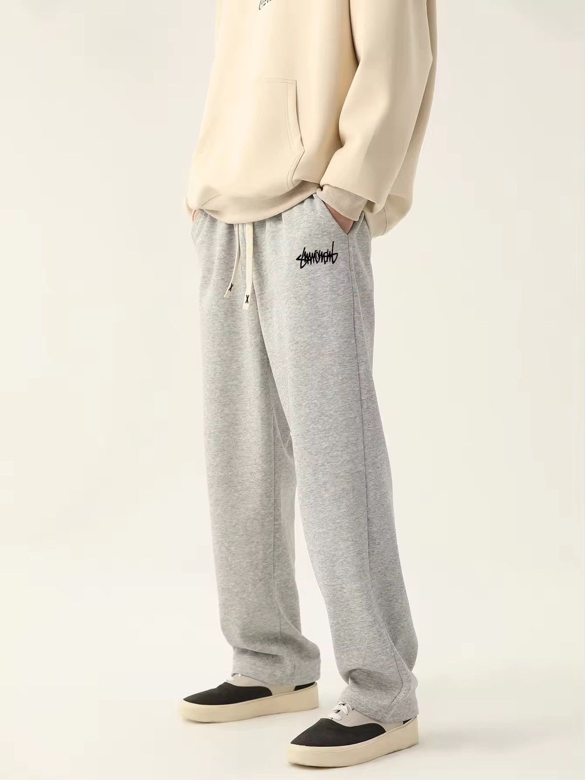 Designer × Jean Grey Breathable Baggy Outdoor Pants Size US 30 / EU 46 - 1 Thumbnail