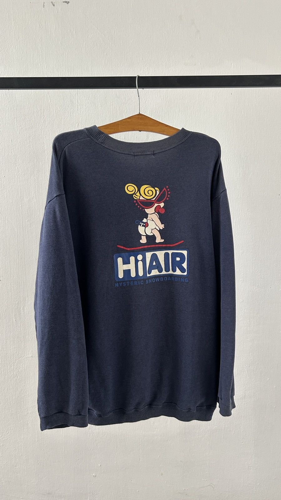 Hysteric Glamour × Japanese Brand × Vintage 1980-90s Hysteric Mini - Baby Diaper Sweatshirt Size US XL / EU 56 / 4 - 7 Thumbnail