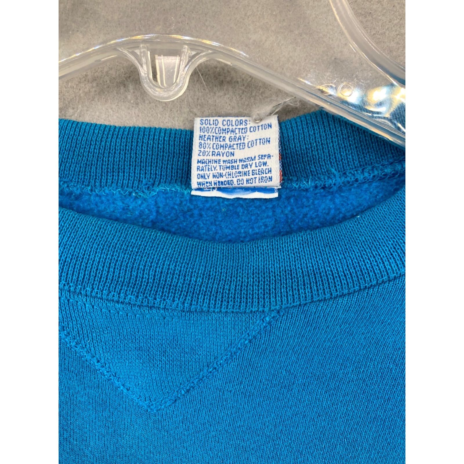 Champion VINTAGE Champion Mens Sweatshirt Large Blue USA MADE Classic Dads Spellout Logo Size US L / EU 52-54 / 3 - 7 Thumbnail
