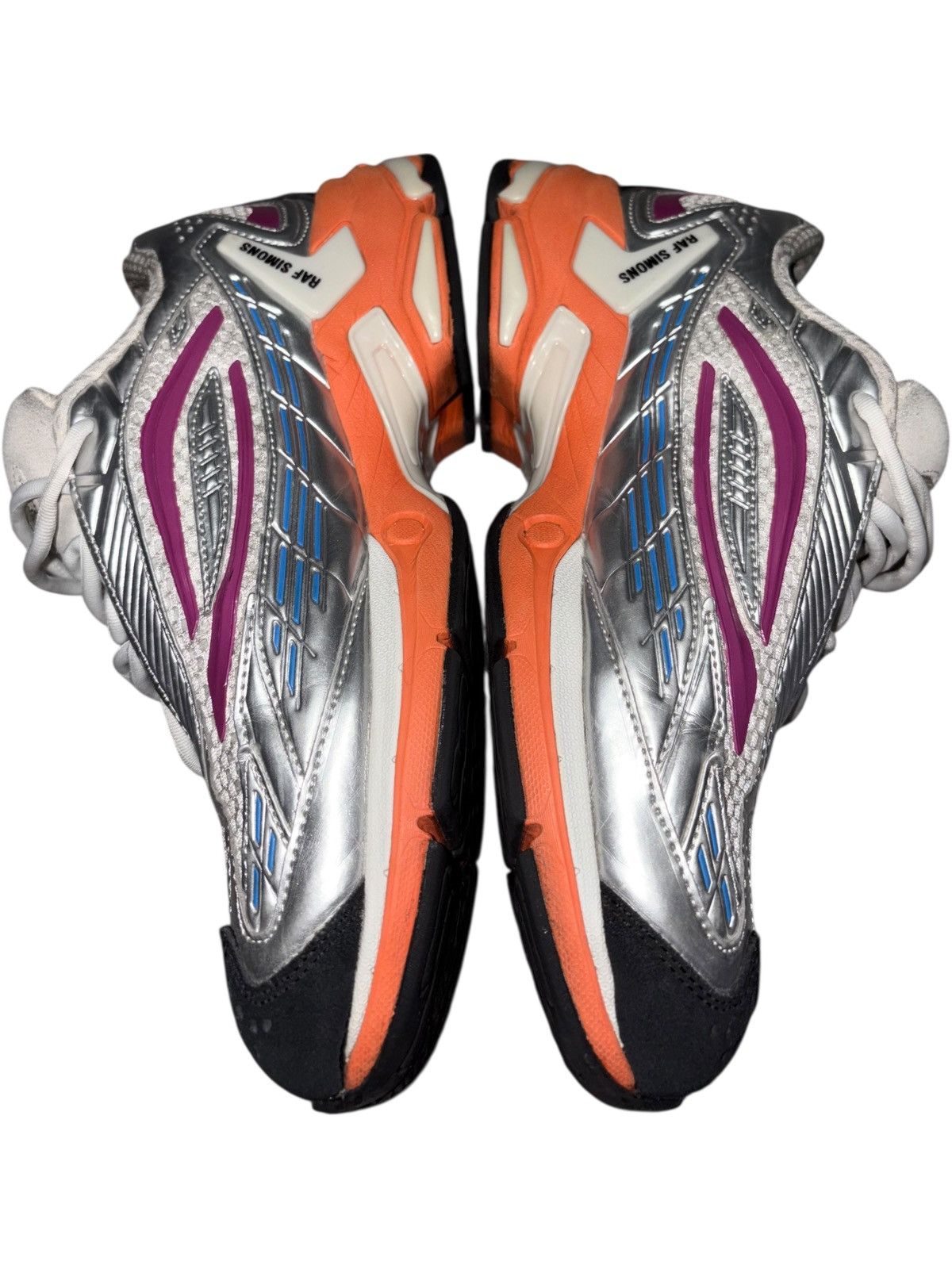 Raf Simons Raf Simons Ultrasceptre Silver Orange Sneaker Trainer