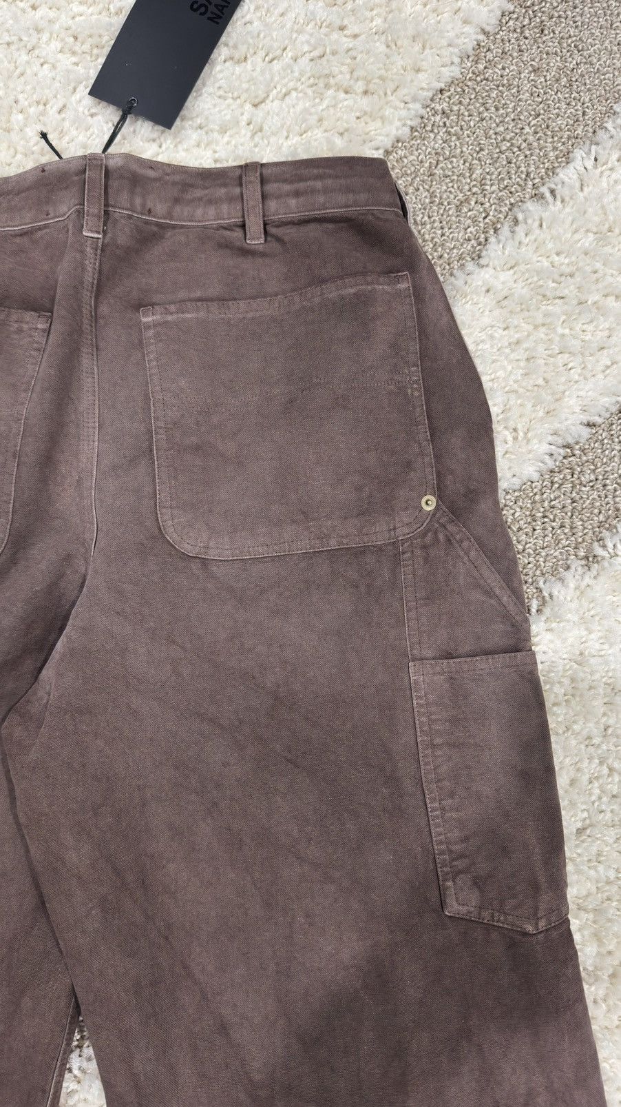 Satoshi Nakamoto Satoshi Nakamoto Studded Brown Carpenter Pants Size US 32 / EU 48 - 10 Thumbnail