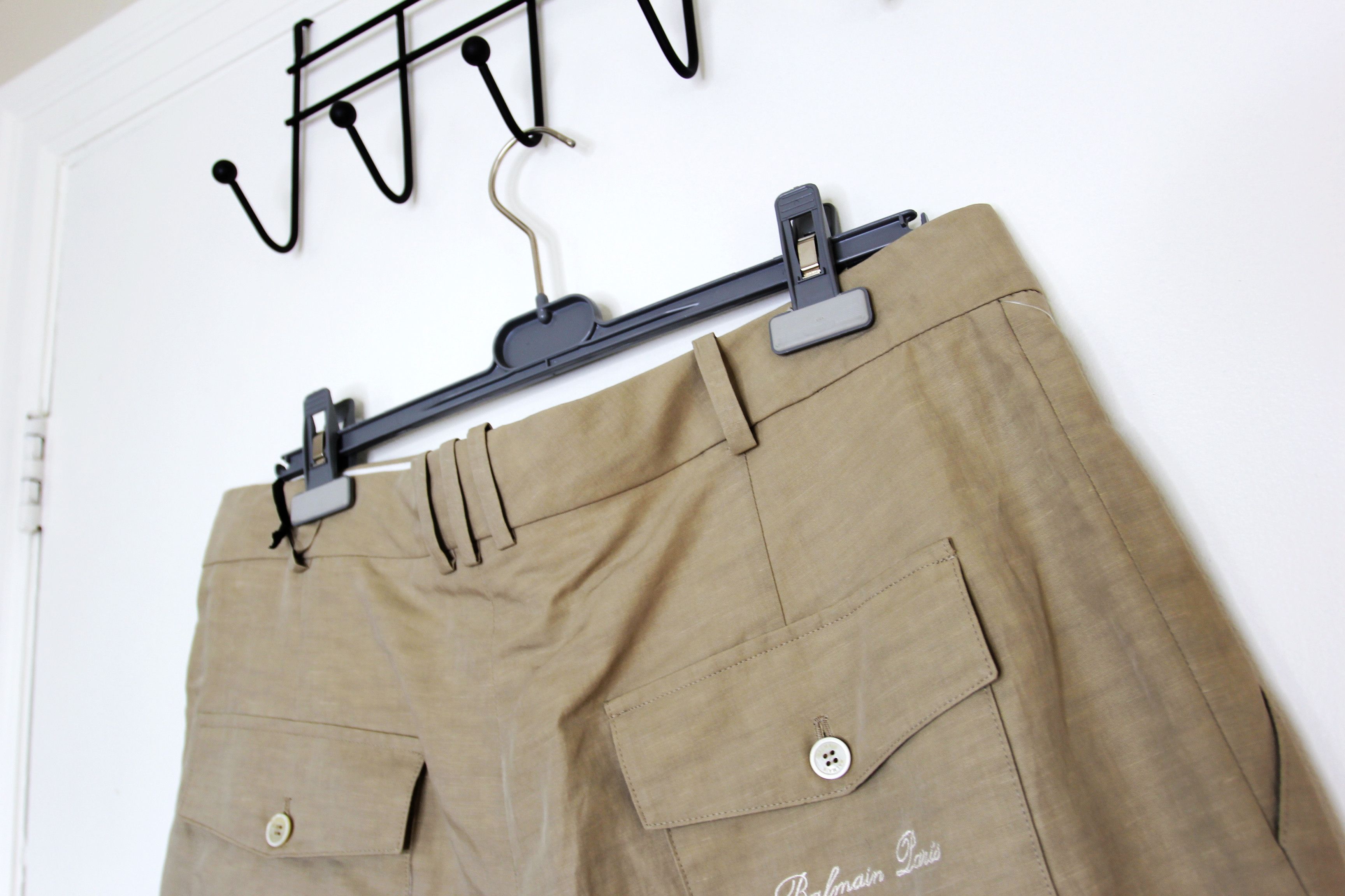 Balmain BNWT SS24 BALMAIN ECRU HEMP BERMUDA SHORTS 52 Size US 36 / EU 52 - 6 Thumbnail