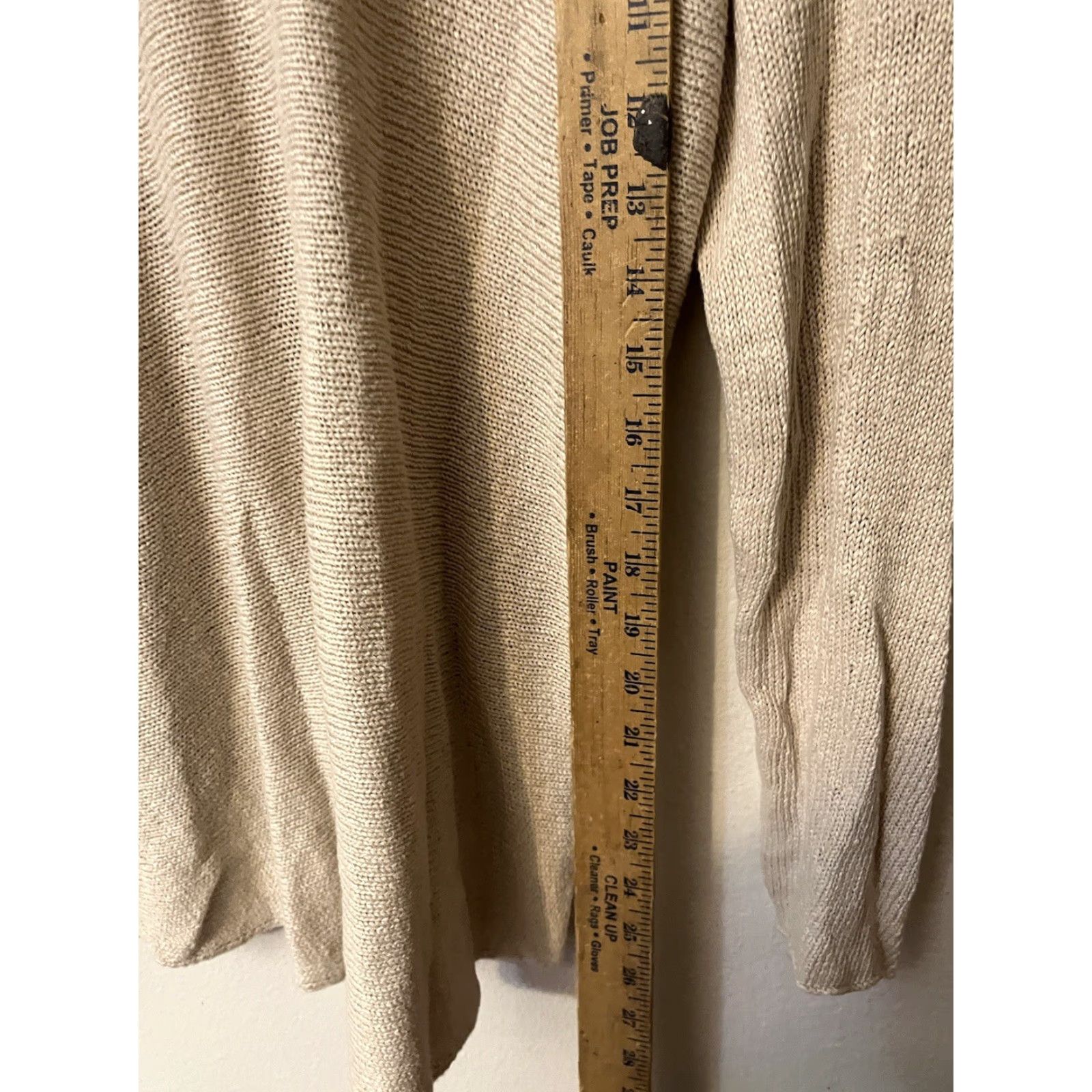 Vince Vince Women Sweater Pullover V-Neck Long Sleeve Cotton Casual Fall Winter Size Small Beige Size S / US 4 / IT 40 - 4 Thumbnail