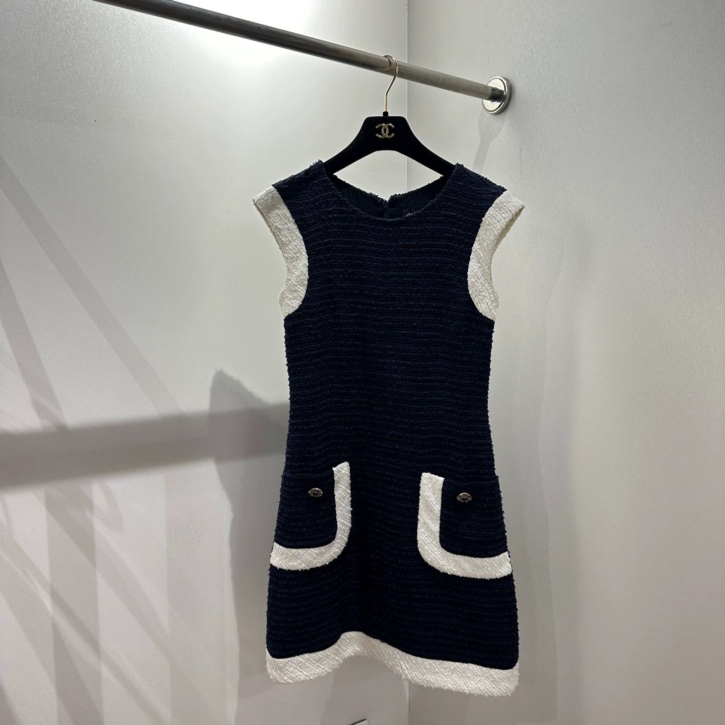 Chanel Chanel may252 tweed cotton dress 34 Size XS / US 0-2 / IT 36-38 - 1 Thumbnail