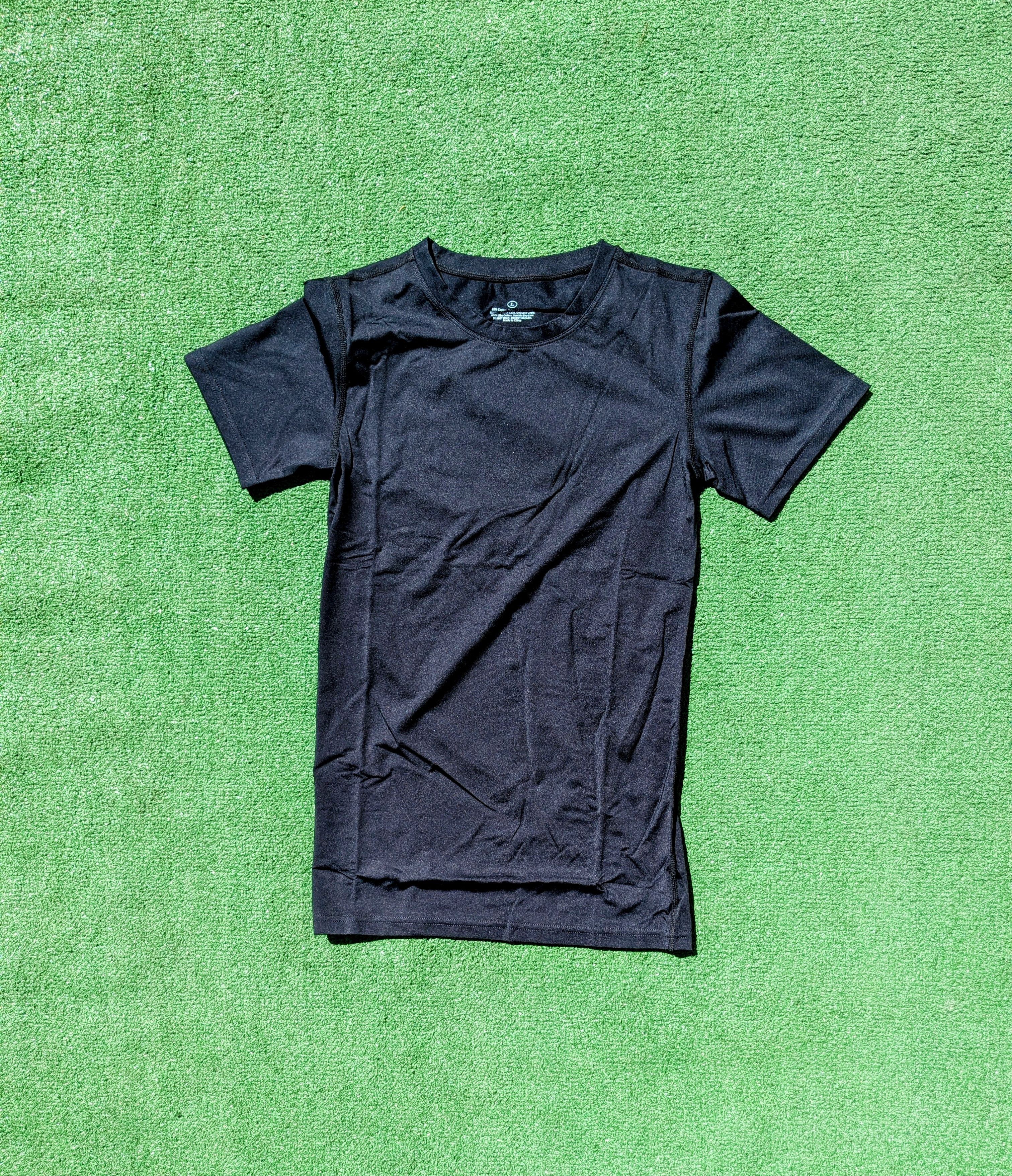 Designer Copper Compression Shirt Black Short Sleeve Crew Neck EUC Size US XL / EU 56 / 4 - 2 Thumbnail
