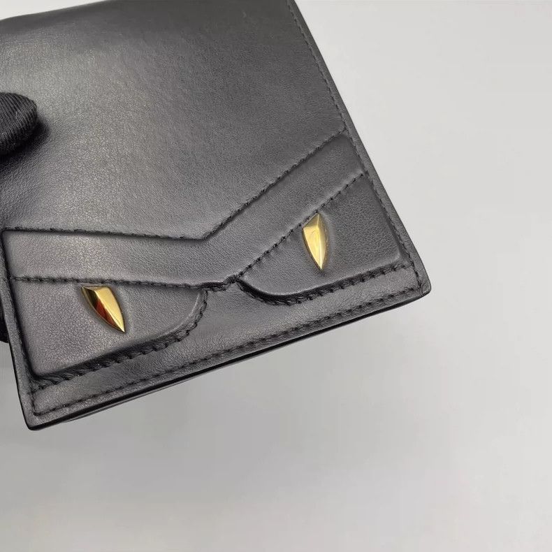 Fendi Fendi Capucines Long Wallet Black Leather Size ONE SIZE - 6 Thumbnail