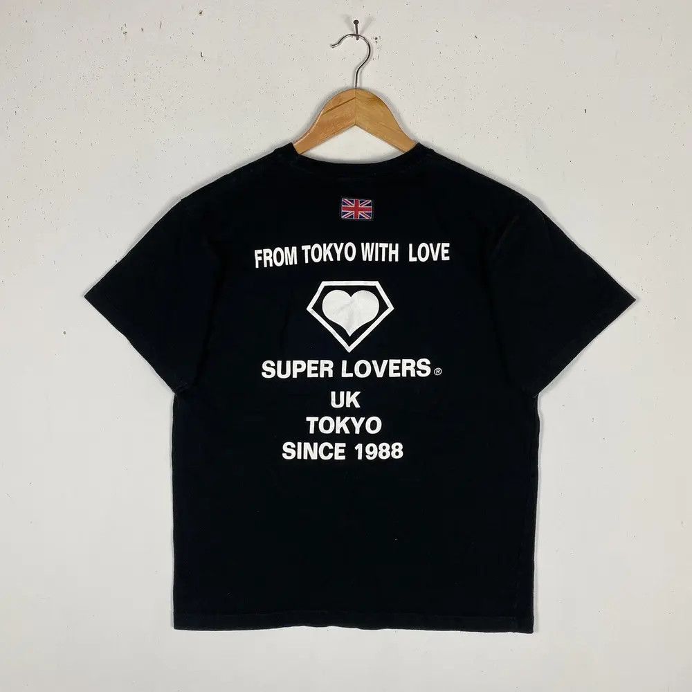 Japanese Brand Vintage SUPER LOVERS I LOVE UK TOKYO Streetwear Punk Tee Size US M / EU 48-50 / 2 - 5 Thumbnail