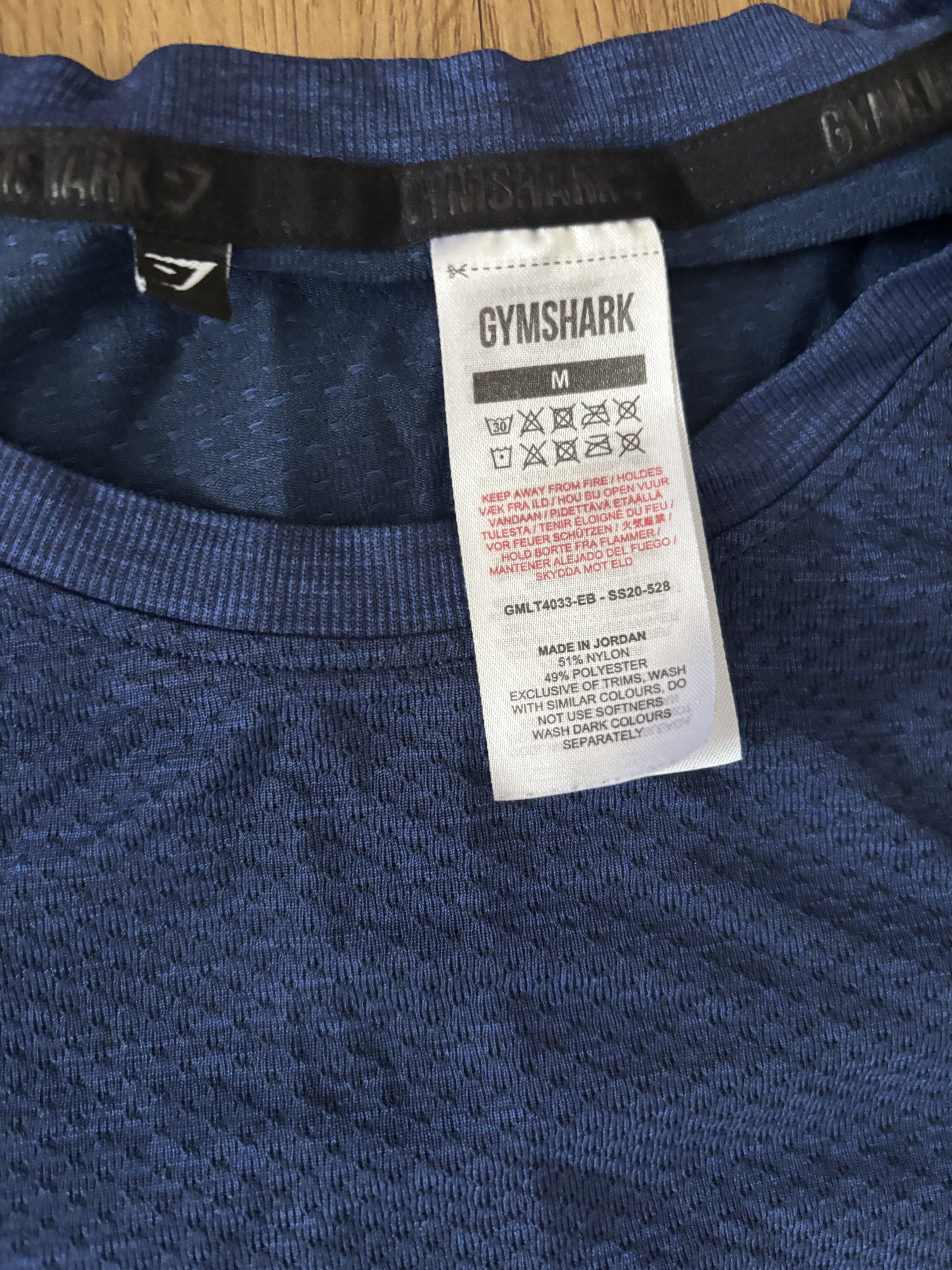 Gymshark Gymshark Blue Long Sleeve Shirt Size US M / EU 48-50 / 2 - 2 Thumbnail