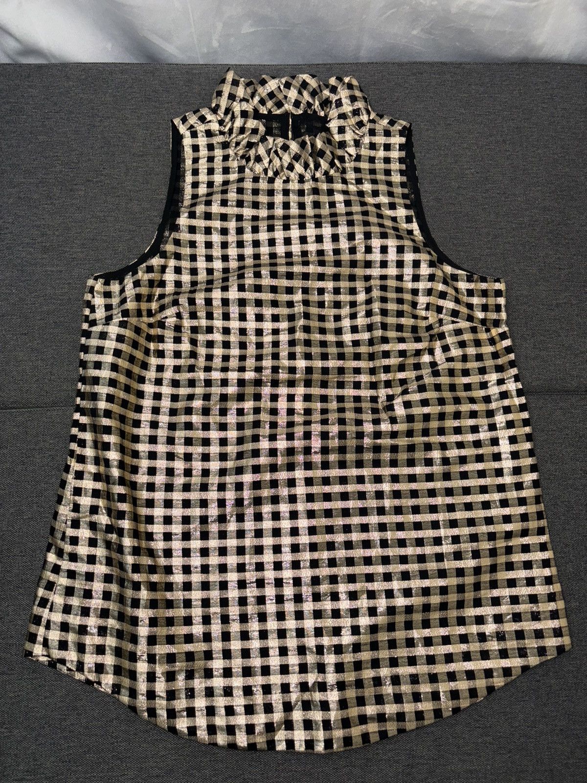 J.Crew New J. Crew Sleeveless Top Black and Gold Size XXS Size XXS / US 00 / IT 34 - 4 Thumbnail