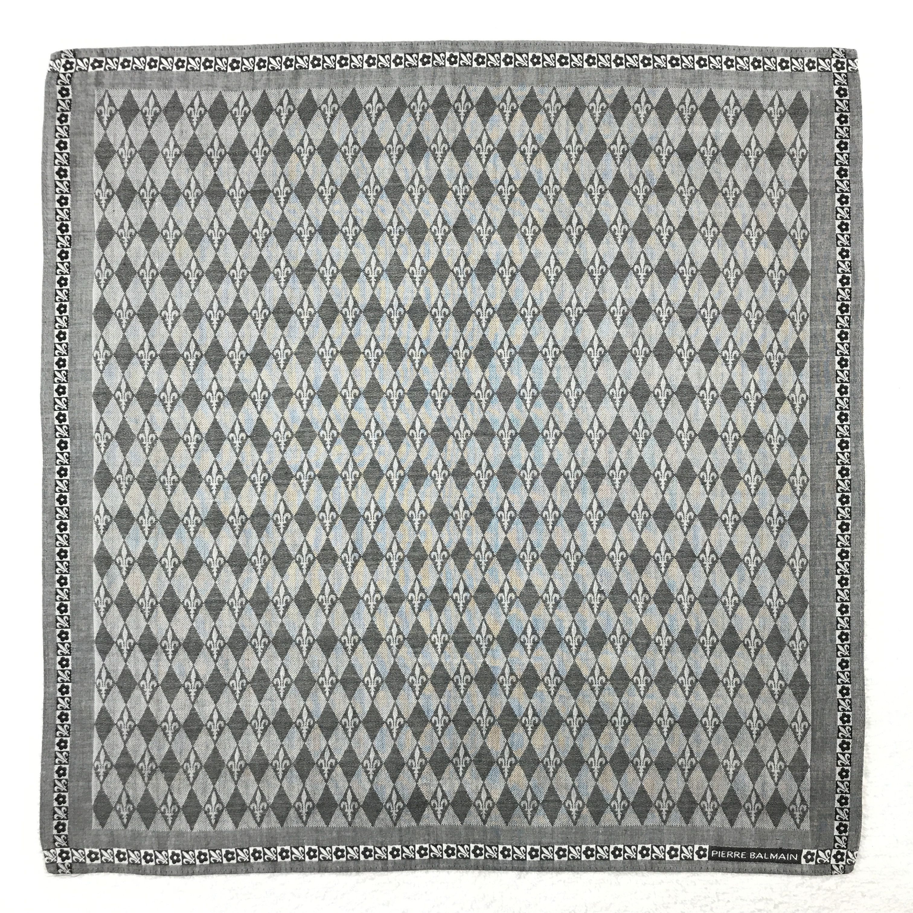 Designer × Pierre Balmain × Vintage Pierre Balmain Embroidery Bandana Neckerchief Handkerchief Size ONE SIZE - 1 Thumbnail