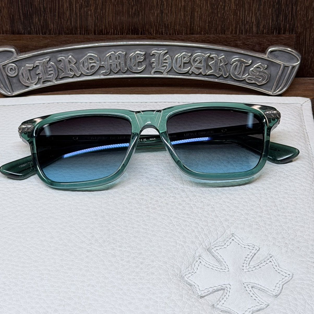 Chrome Hearts Chrome Hearts LITTLE DINGER 1/1 Sunglasses Size ONE SIZE - 1 Thumbnail