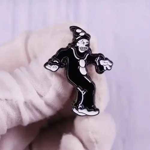 VIBE Clown Ghost Ghostemane Pin Music Cartoon Dance Backpack Bag Size ONE SIZE - 1 Thumbnail