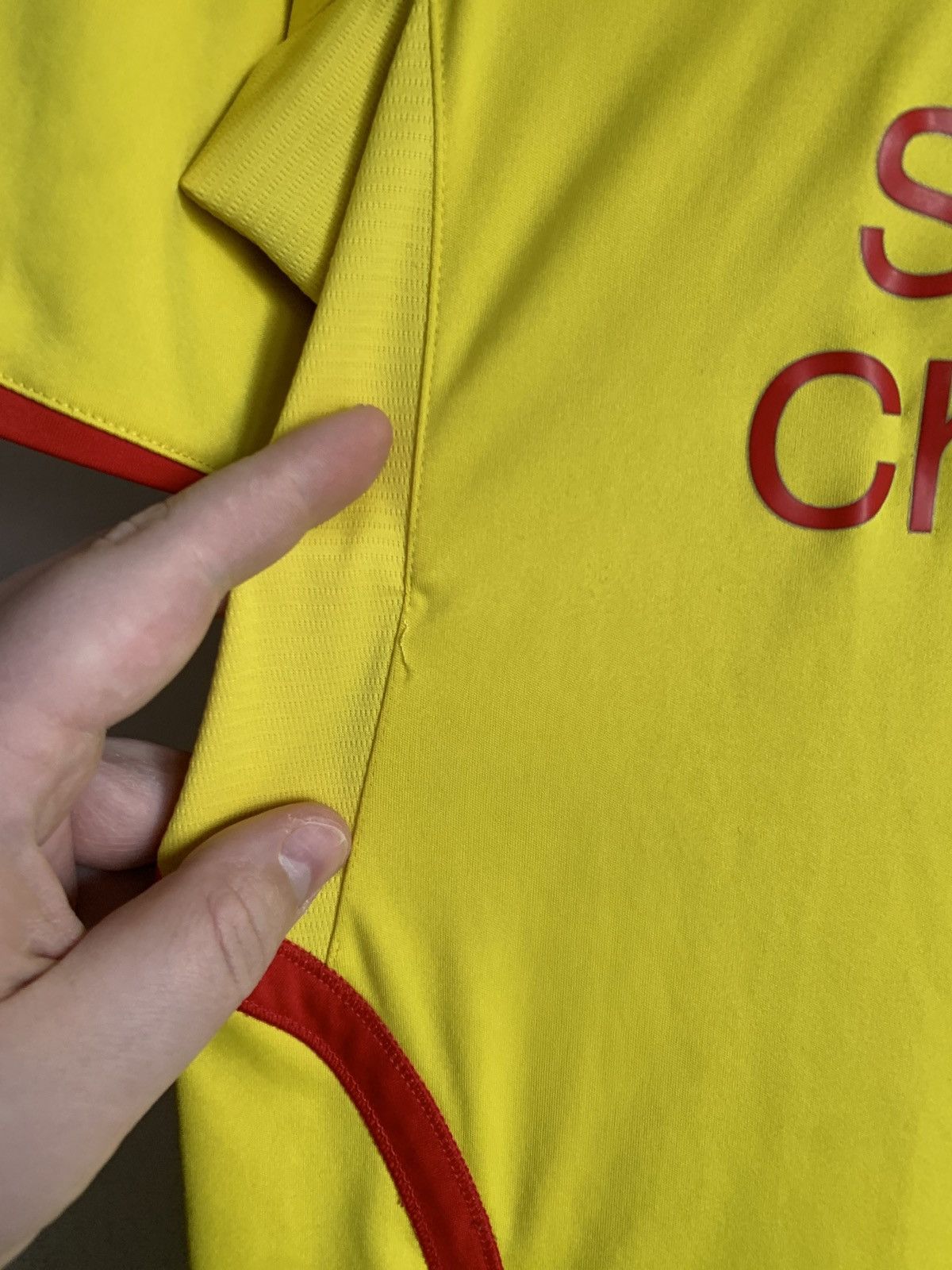 Warrior Liverpool FC 2014 2015 away soccer football shirt jersey Size US M / EU 48-50 / 2 - 7 Thumbnail