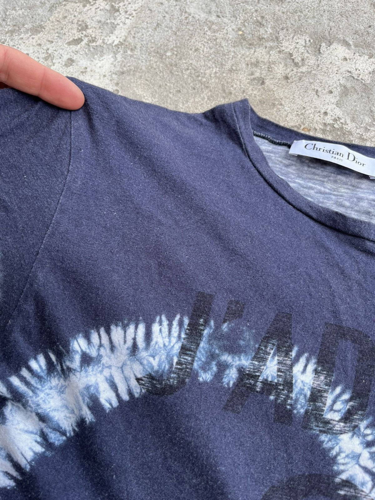 Dior SS’20 Christian Dior J’adior 8 Big Logo Tie Dye T-shirt Tee Size S / US 4 / IT 40 - 14 Thumbnail