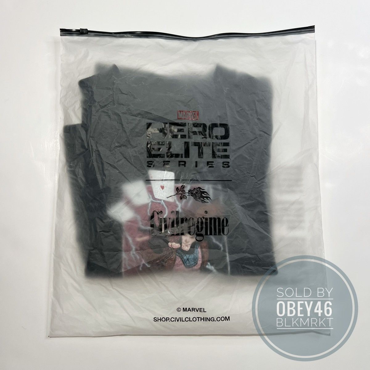 Civil Regime × Marvel Comics Civil Regime x Marvel X-Men Gambit Oversized Shirt Black M Size US M / EU 48-50 / 2 - 6 Thumbnail
