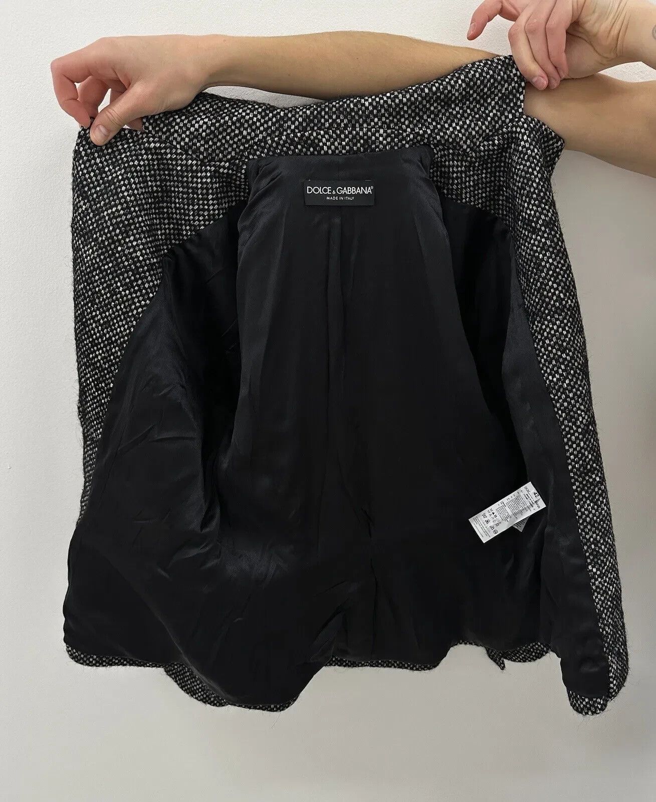 Dolce & Gabbana Dolce & Gabbana Women Fitted Blazer Coat Jacket Wool Alpaca Size M / US 6-8 / IT 42-44 - 14 Thumbnail
