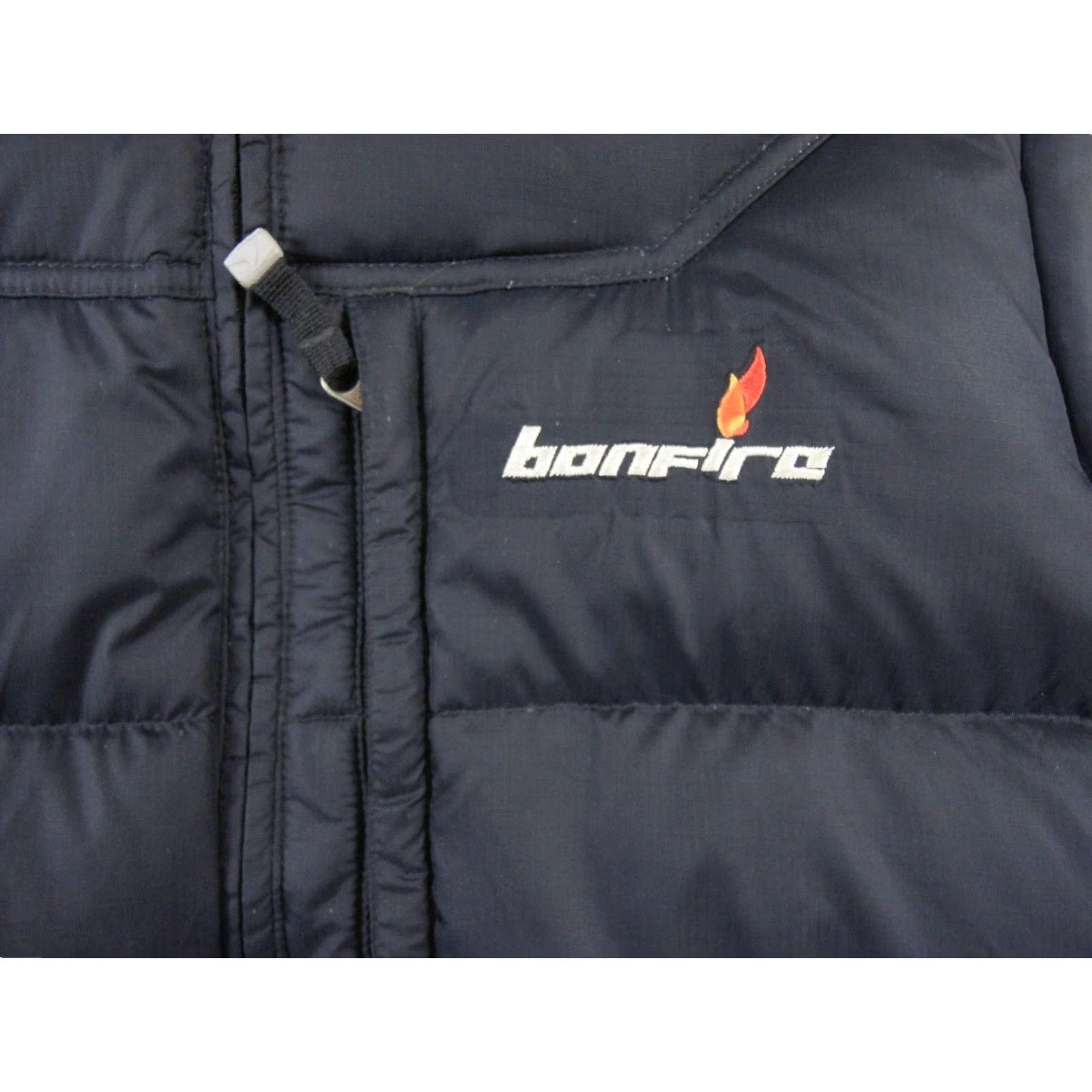 Vintage VINTAGE Bonfire Puffer Jacket Vest Mens Medium Black Full Zip Outdoor Casual Travel Y2K Spring Fall Winter Size US M / EU 48-50 / 2 - 3 Thumbnail