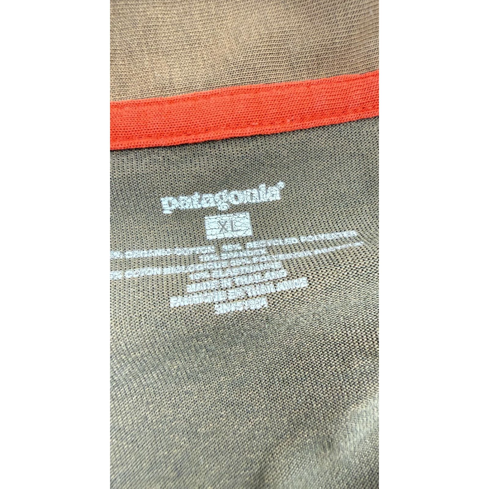 Patagonia Patagonia Polo Shirt Mens XL Brown Red Organic Cotton Recycled Polyester Tech Size US XL / EU 56 / 4 - 4 Thumbnail
