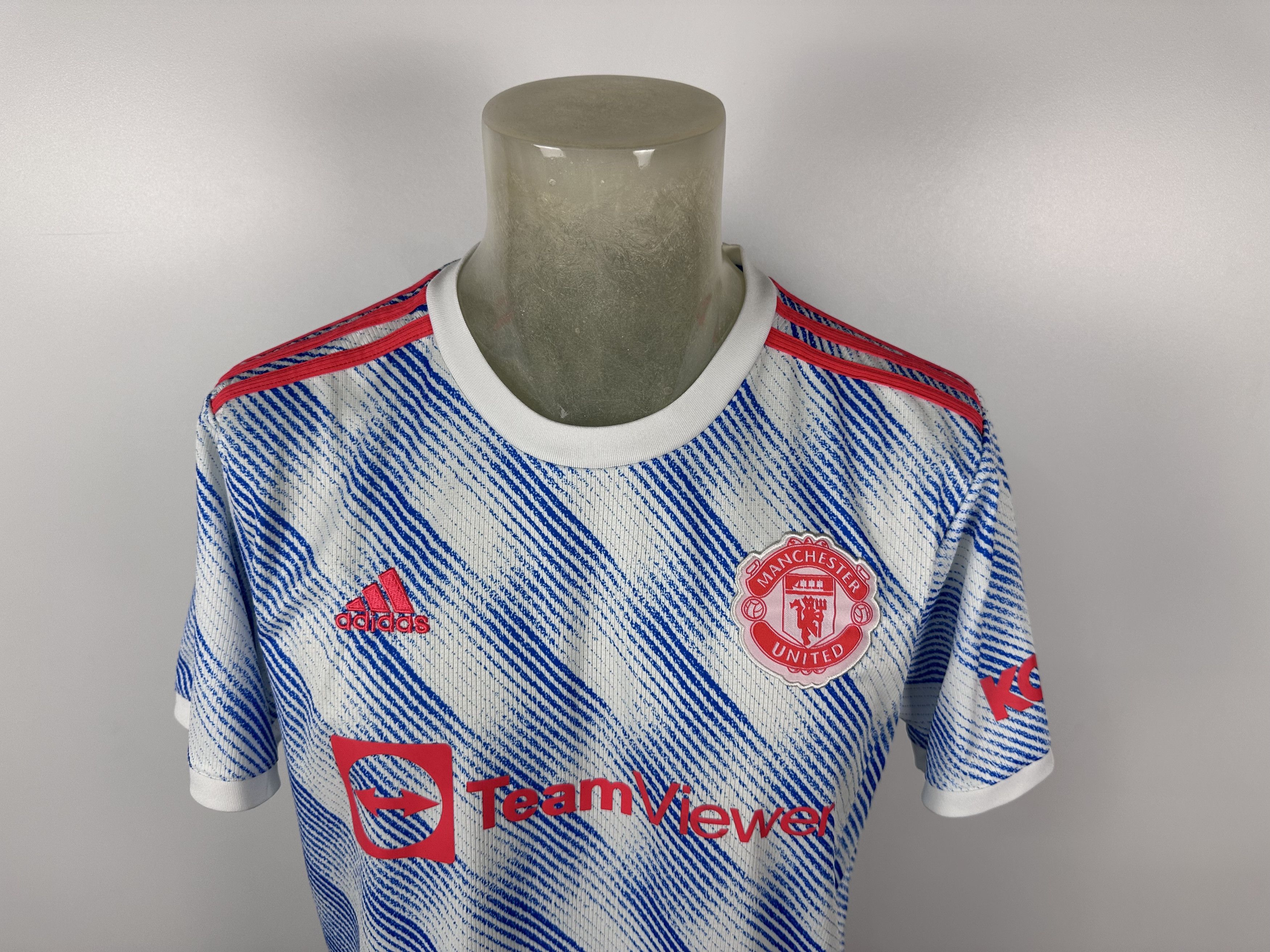 Adidas Manchester United 2021 2022 Football Shirt Soccer Jersey Size US XL / EU 56 / 4 - 4 Thumbnail