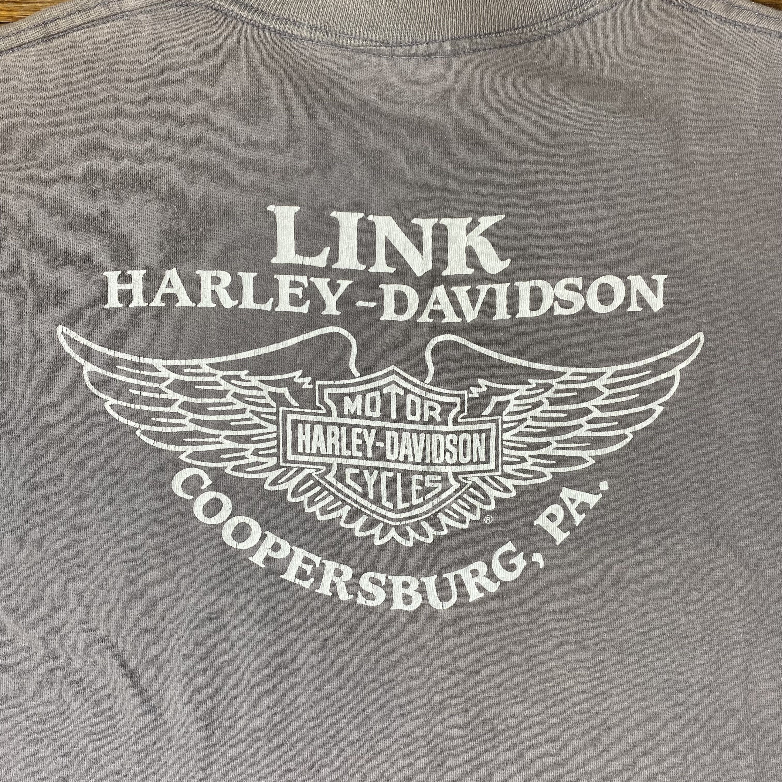Other Vintage 1990 3D Emblem Harley Davidson PA Faded Logo Tee Size US L / EU 52-54 / 3 - 10 Thumbnail