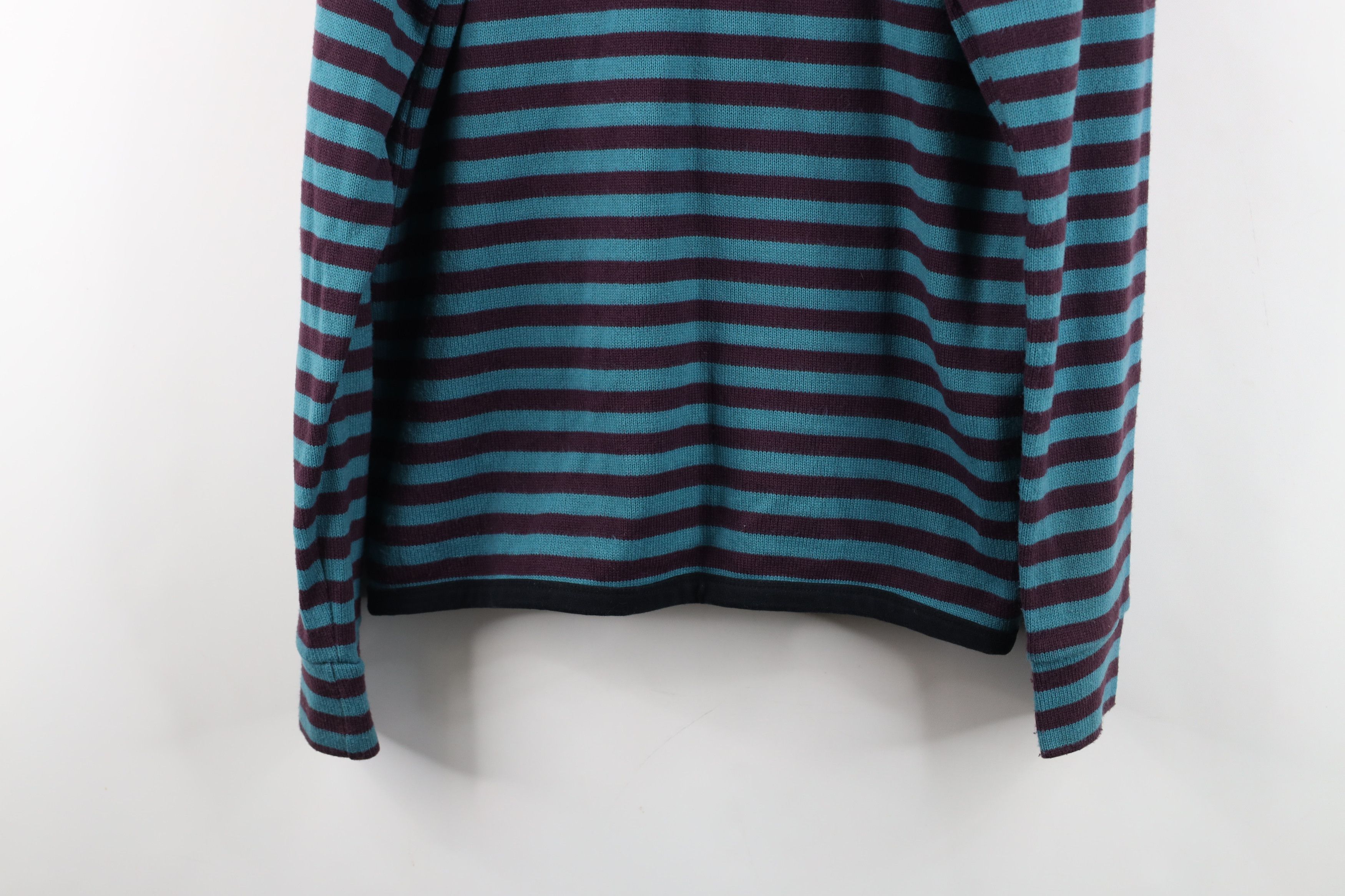 Vintage Vintage 90s Streetwear Wool Blend Knit Full Zip Hoodie Size M / US 6-8 / IT 42-44 - 13 Thumbnail