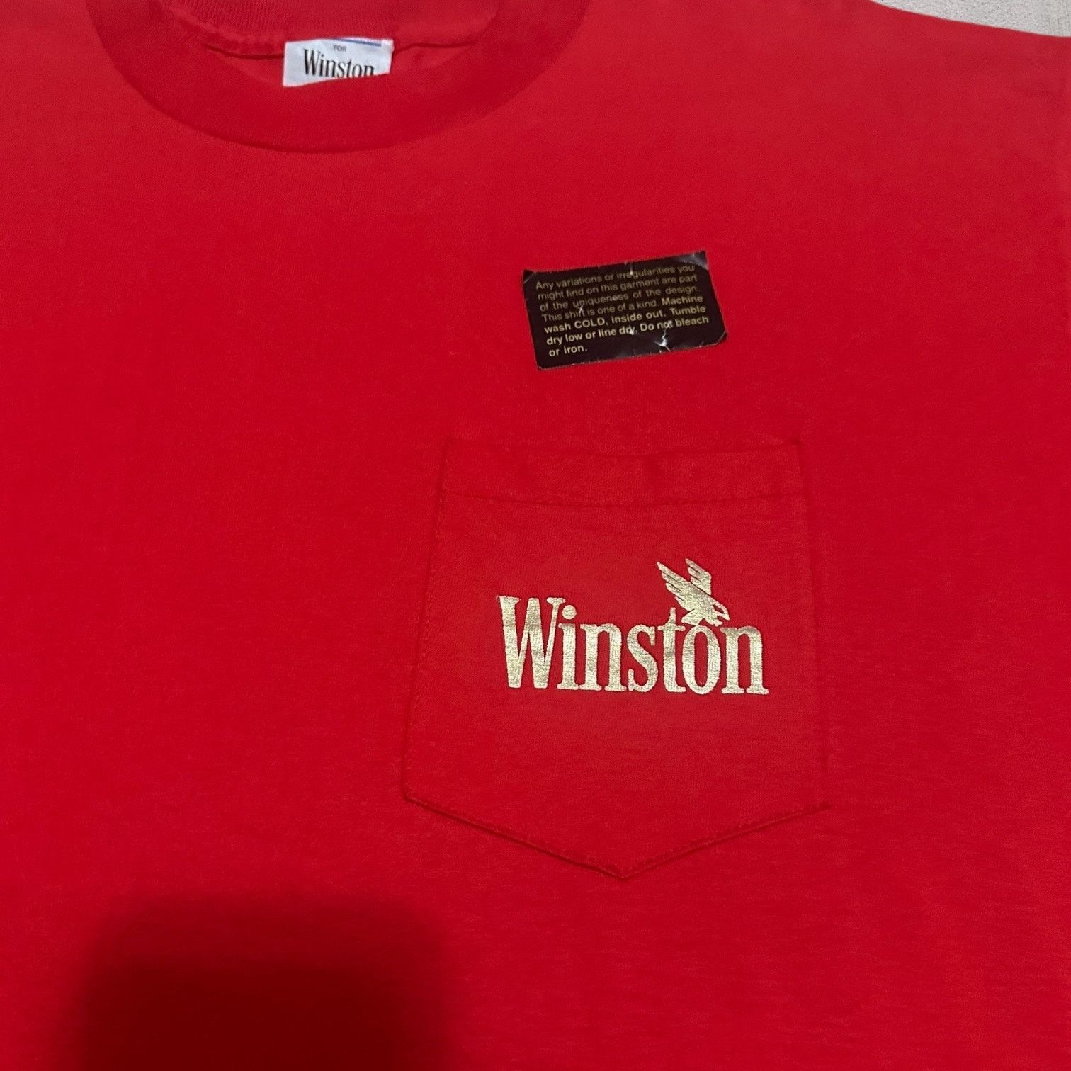 Other Winston cigarettes red shirt with sticker still on Size US XL / EU 56 / 4 - 3 Thumbnail