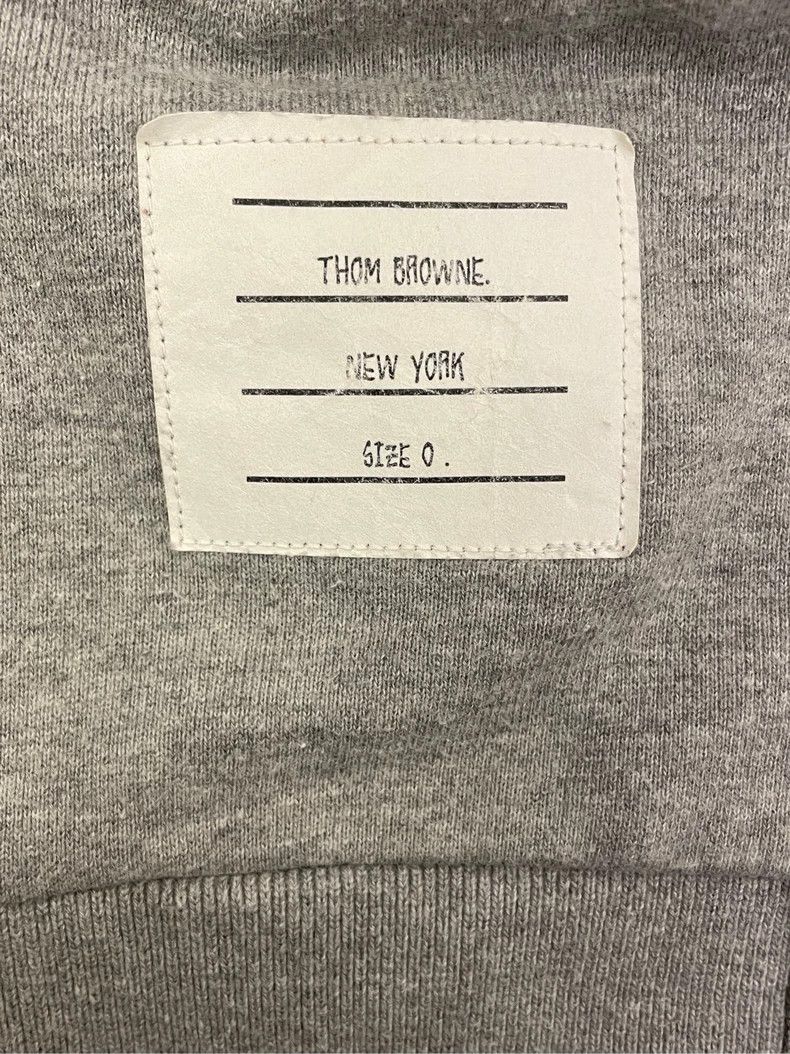 Thom Browne Thom browne Gray shark surfboard embroidered round neck bac Size US XS / EU 42 / 0 - 5 Thumbnail