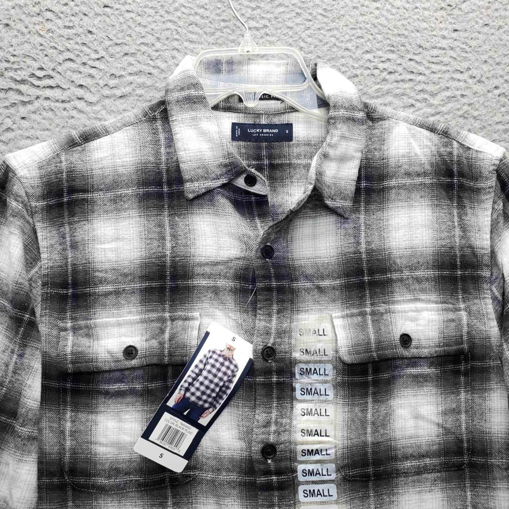 Lucky Brand Lucky Brand Flannel Shirt Mens S Multi Plaid Classic Fit Long Sleeve Button Up Size US S / EU 44-46 / 1 - 3 Thumbnail
